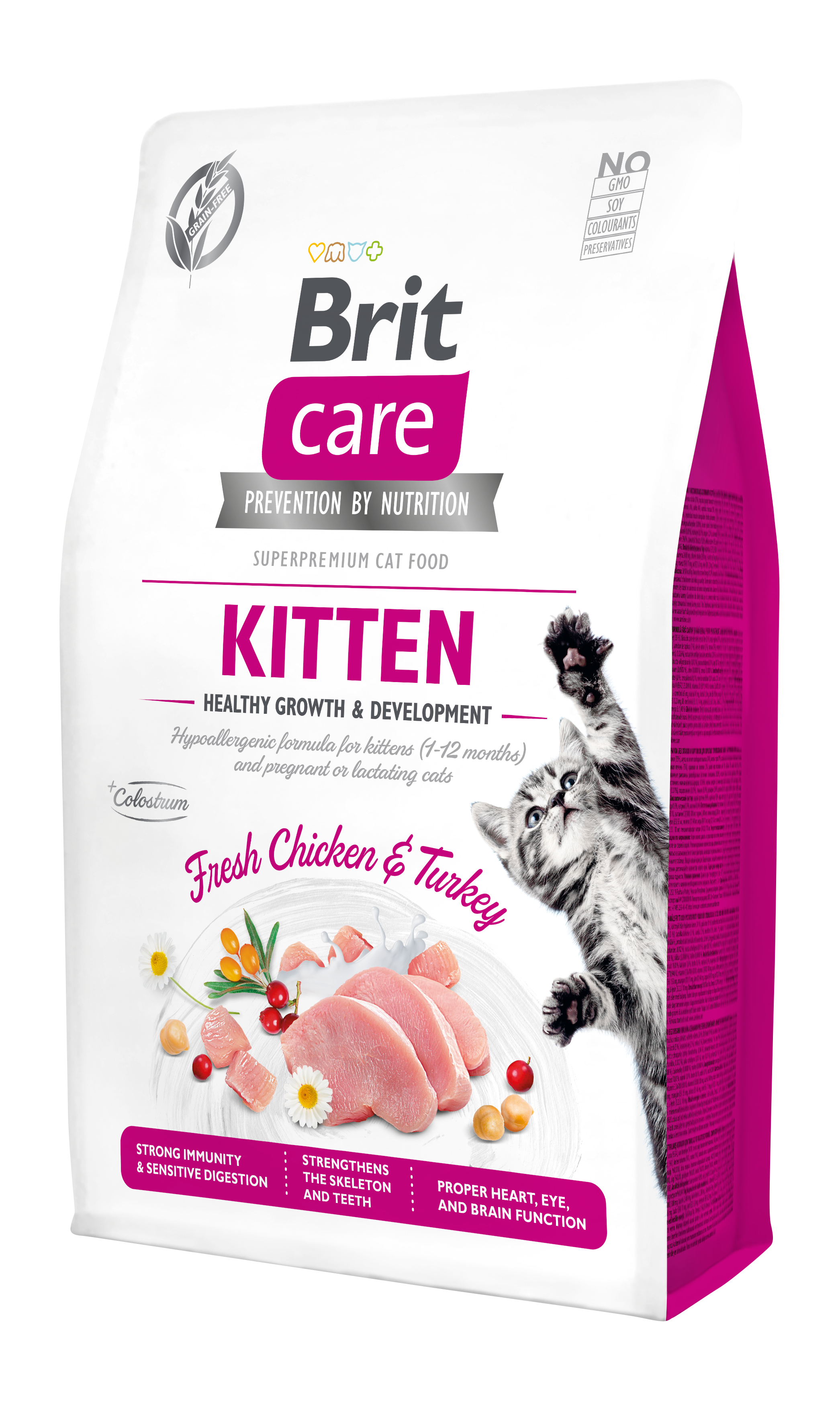 Brit Care Cat Grain-Free Kitten Healthy Growth 2kg