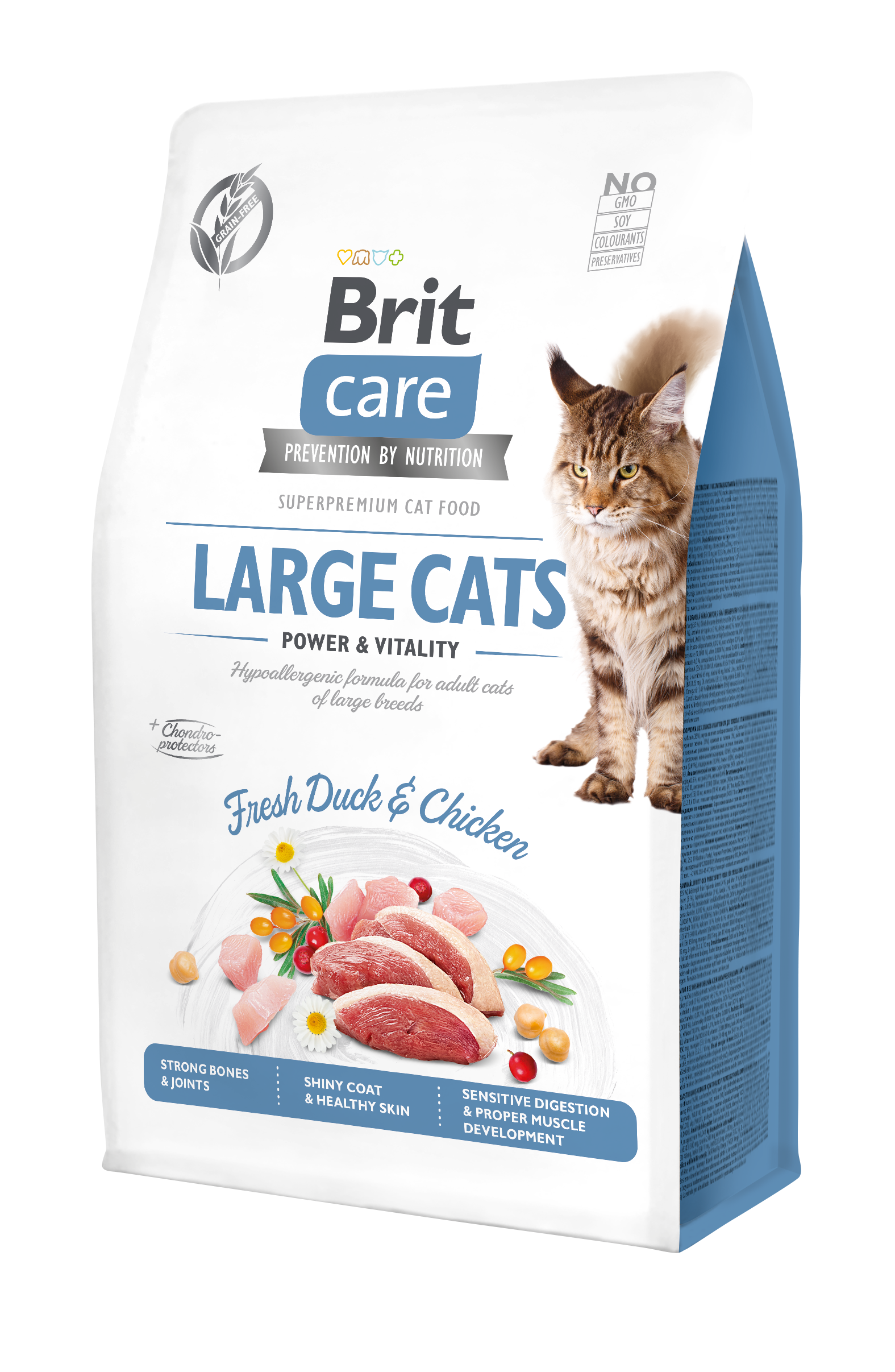 Brit Care Cat Grain-Free Large cats Power Vitality 0,4kg