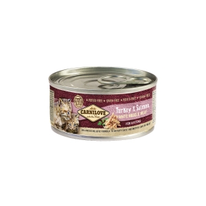 CarniLove cat Turkey & Salmon kitten konserv kassipoegadele 100g