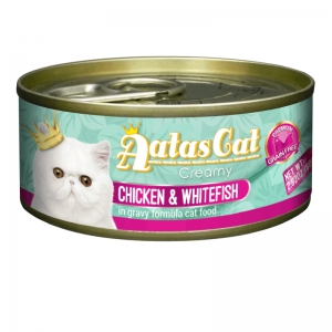 Aatas Cat Creamy Chicken & Whitefish konserv kassile 80g