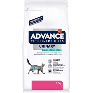 ADVANCE Veterinary Diets Cat Urinary Sterilized Low Calorie 2,5kg