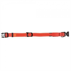 Flash collar, L–XL: 55–70 cm/25 mm, signal orange