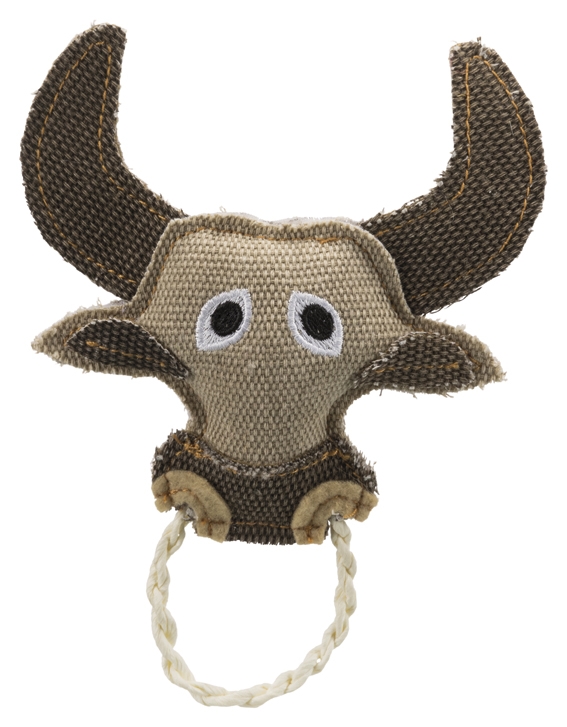 Bull with rope ring, 16 cm