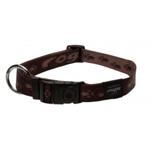 Rogz Dog Collar Everest 25mm/43-70cm chocolate