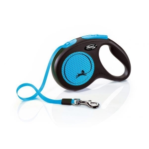 flexi New Neon M Tape 5 m , black/ neon blue