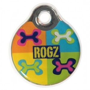 Rogz ID tag /adressisilt Pop Art small