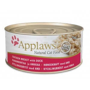 Applaws Natural Wet Cat Food, Chicken&Duck 70 g