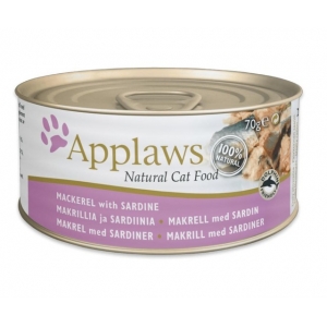 Applaws Natural Wet Cat Food, Sardine&Mackerel 70 g