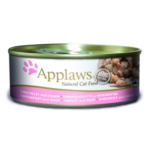 Applaws Natural Tuna Fillet with Shrimps 156 g