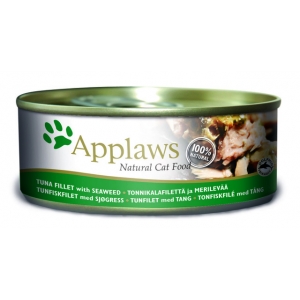 Applaws Natural Tuna Fillet with Seaweed,156 g