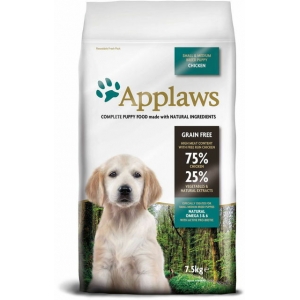 Applaws Natural, Complete and Grain Free Dry Dog Puppy Food, Chicken for Small/Medium Breed Puppies 7, 5 kg