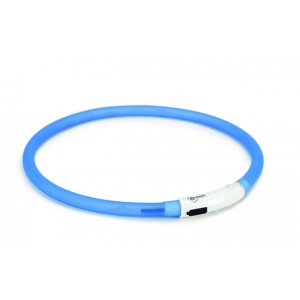 Beeztees Dogini Led+USB kaelarihm, 70 cm x 10 mm, sinine