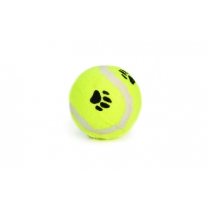 Beeztees tennisepall koertele käpamustriga 6,5 cm, kollane