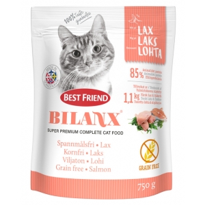 Best Friend Bilanx Cat, Grain Free with Salmon 750 g