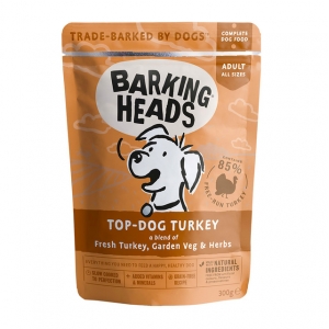 Barking Heads einekotike koertele kalkunilihaga, 300 g