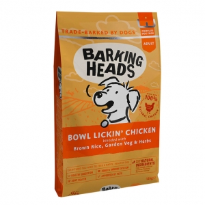 Barking Heads Dry Dog Food - Bowl Lickin' Chicken, for Healthy Digestion and Joint Health 12 kg