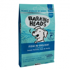 Barking Heads Fish N Delish Salmon and Trout with Hypoallergenic Ingredients 12 kg