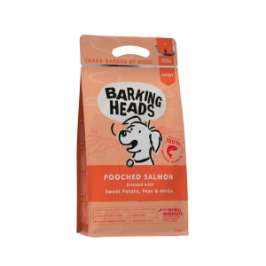 Barking Heads Dry Dog Food - Pooched Salmon for Healthy Skin and Coat 2 kg