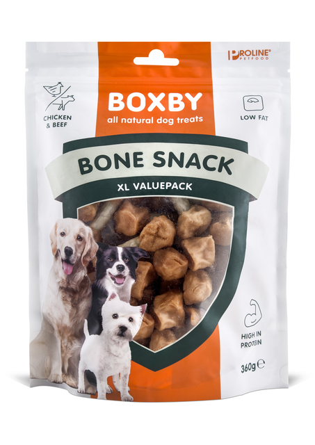 Boxby maius koerale Bone Snack 360 g