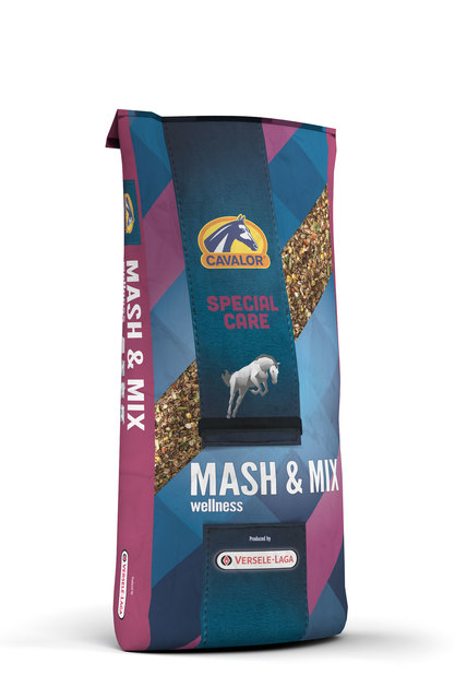 Cavalor Mash & Mix täissööt hobustele 15 kg