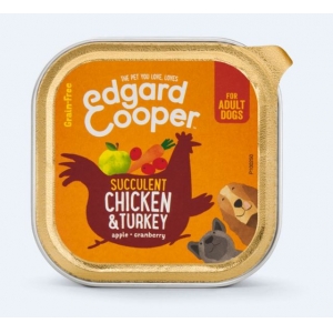 Edgard Cooper koerakonserv kana- ja kalkunilihaga, 150 g