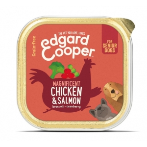 Edgard Cooper koerakonserv kanaliha ja lõhega seenior 150 g