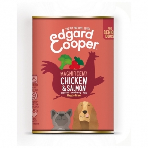 Edgard Cooper koerakonserv kanaliha ja lõhega seenior 400 g