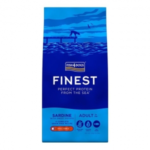 Fish4Dogs Small kuivtoit koertele sardiiniga 12 kg