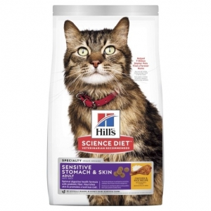 Hill's Science Plan Sensitive Stomach & Skin Adult Cat Food with Chicken 7kg