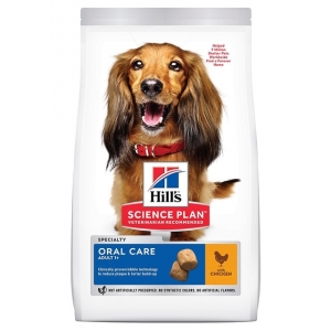 Hill Science Plan Adult 1+ Oral Care with Chicken for Adult Dog 12kg