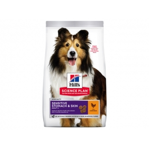 Hill's Science Plan Adult 1+ Sensitive Stomach & Skin Medium with Chicken 14kg