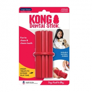 Kong Dental Stick, kummist, L, punane