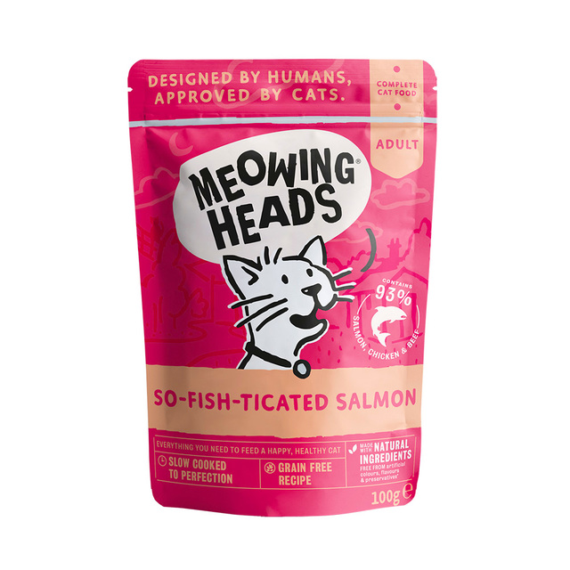 Meowing Heads So Fish Ticated Salmon 100 g