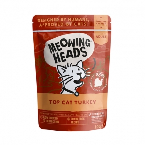 Meowing Heads Top Cat Turkey 100 g