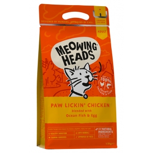 Meowing Heads Paw Lickin With Chicken 1, 5 kg