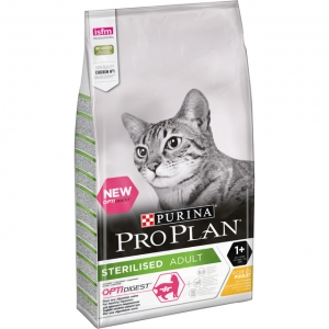 Purina PRO PLAN kassitoit STERELISED OPTIDIGEST kanarikas, 10 kg.