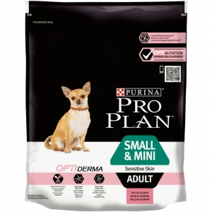 Purina PRO PLAN Small&Mini Adult Sensitive Skin with OPTIDERMA®, 700g