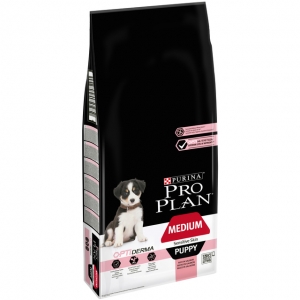 Purina PRO PLAN Medium Puppy with Sensitive Skin with OPTIDERMA®, 12kg