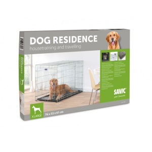 Savic Dog Residence tsingitud metallpuur koertele 107 X 71 X 77 cm