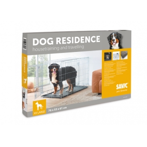 Savic Dog Residence tsingitud metallpuur koertele 118 X 76 X 82 cm
