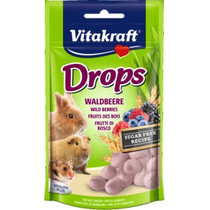 Vitakraft väikelooma maius Drops metsamarjaga, 75 g