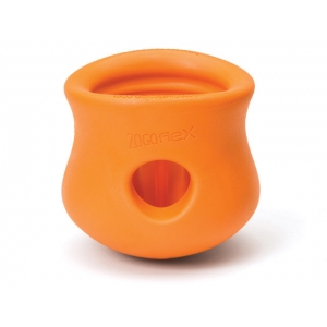 Zogoflex Toppl kummist mänguasi koertele S, 6,4 cm oranz