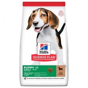 Hill's Science Plan Puppy  Medium with Lamb & Rice 14kg