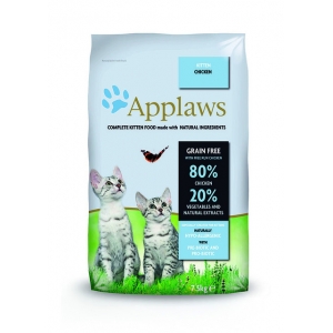 Applaws, Grain Free Dry Kitten Food with Chicken 7, 5 kg