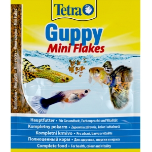 Tetra kalade täissööt Guppy Mini Flakes 12 g