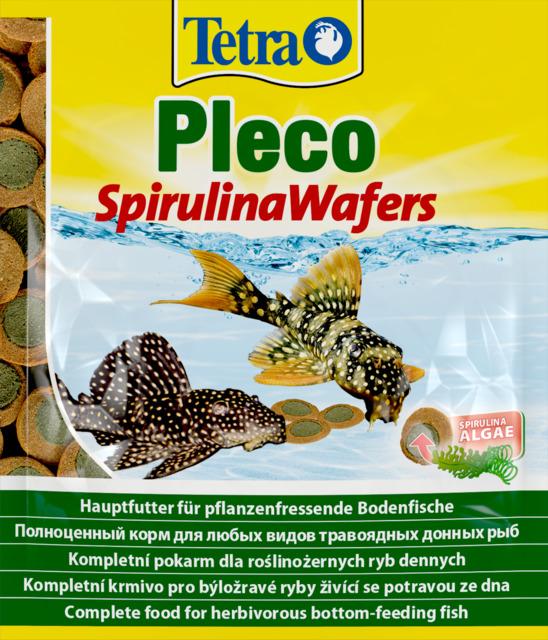 Tetra kalade täissööt Pleco Spirulina vahvlid 15 g