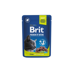 Brit Premium Lamb märgtoit steriliseeritud kassidele 100g