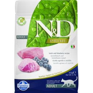 Farmina N&D Prime Cat Adult Lamb & Blueberry 300g