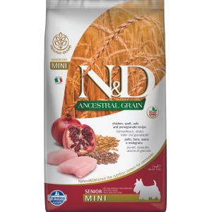 Farmina N&D Ancestral Grain Mini Senior Chicken 2.5kg