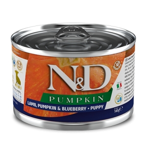 Farmina N&D Pumpkin Puppy Mini Lamb & Blueberry 140gr